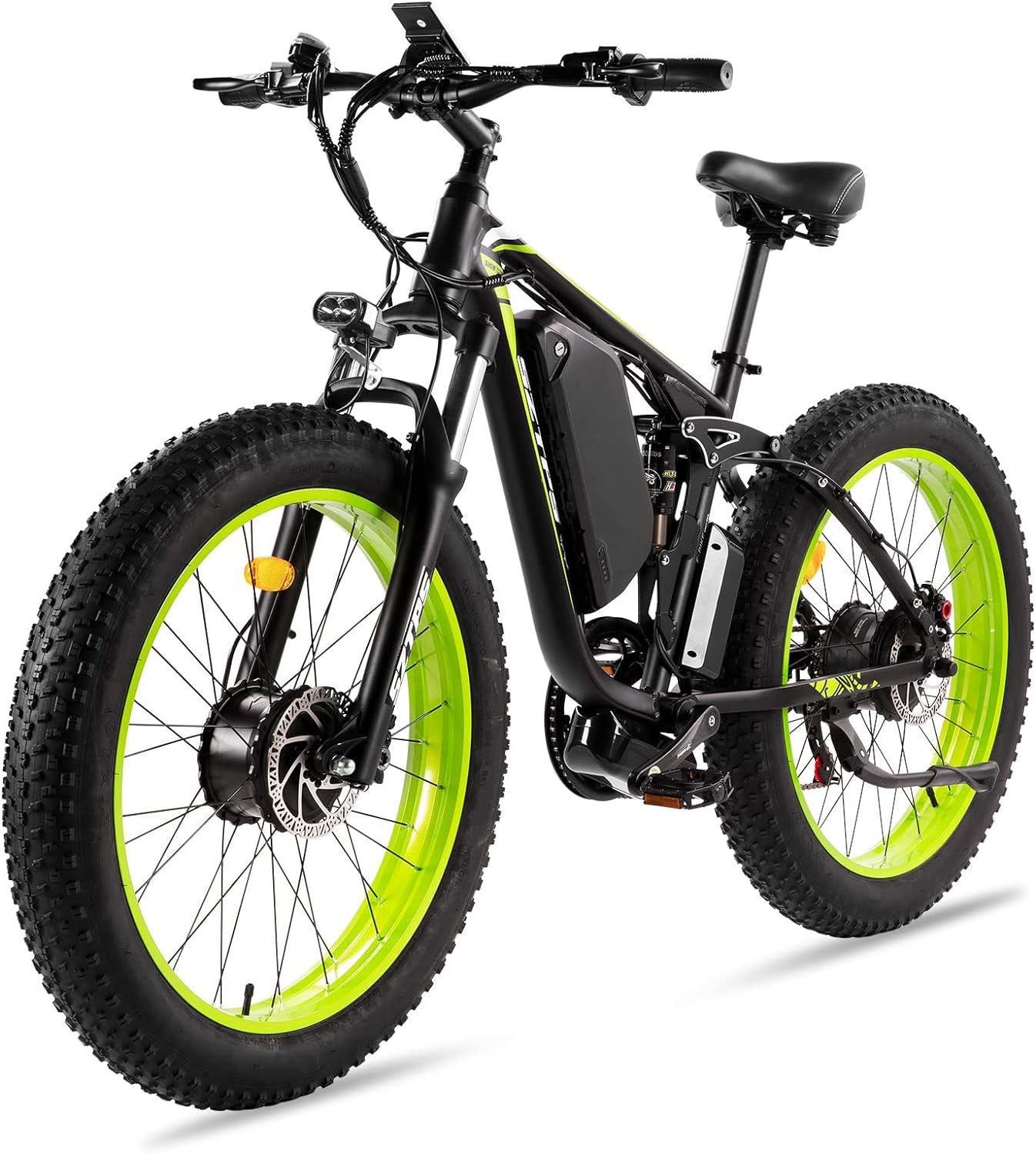 1500w electric bike for adults 26 fat tire electric mountain bicycle 48v 224ah removable li ion battery max 305mph e bik