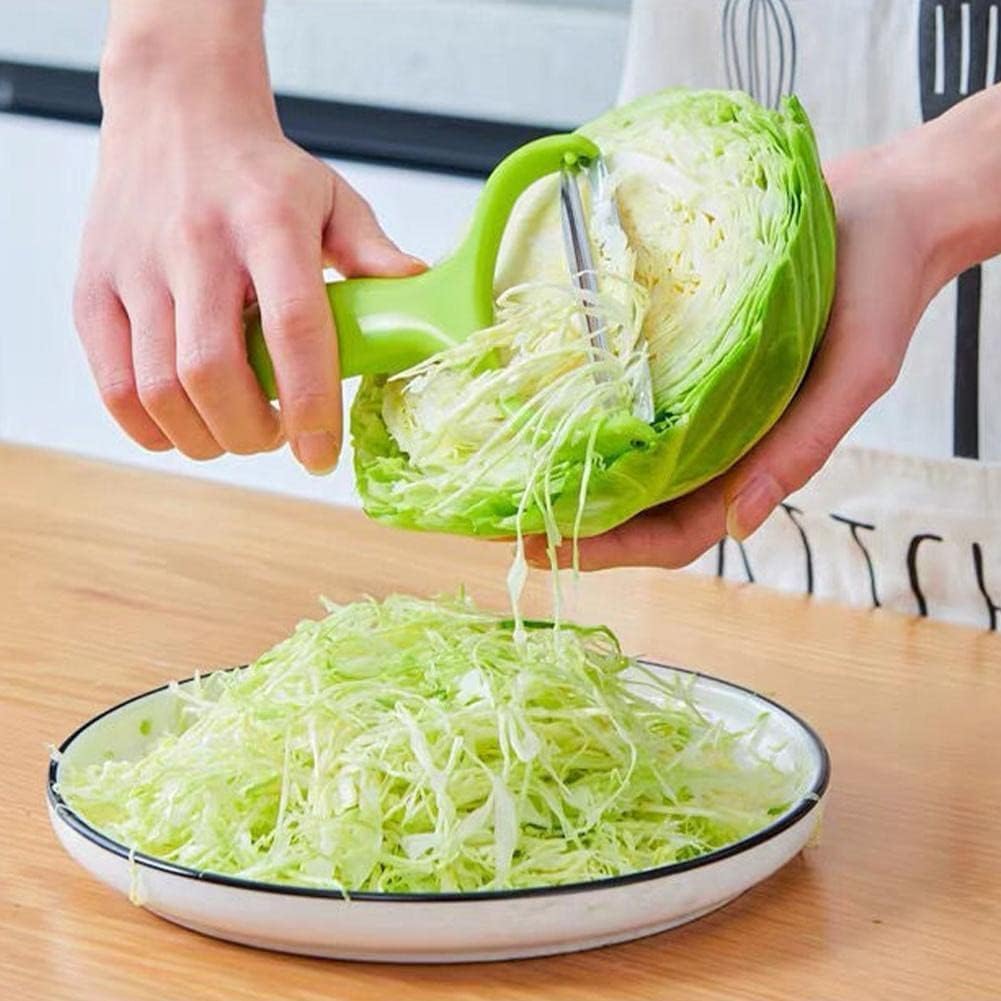 1Pc Random Multifunctional Cabbage Cutter Slicer,Vegetable Peeler,Fruit Peeler Knife Cabbage Graters Salad Potato,Cabbage Cutting Machine Shredded Graters, Peelers and Slicers Kitchen Accessorie