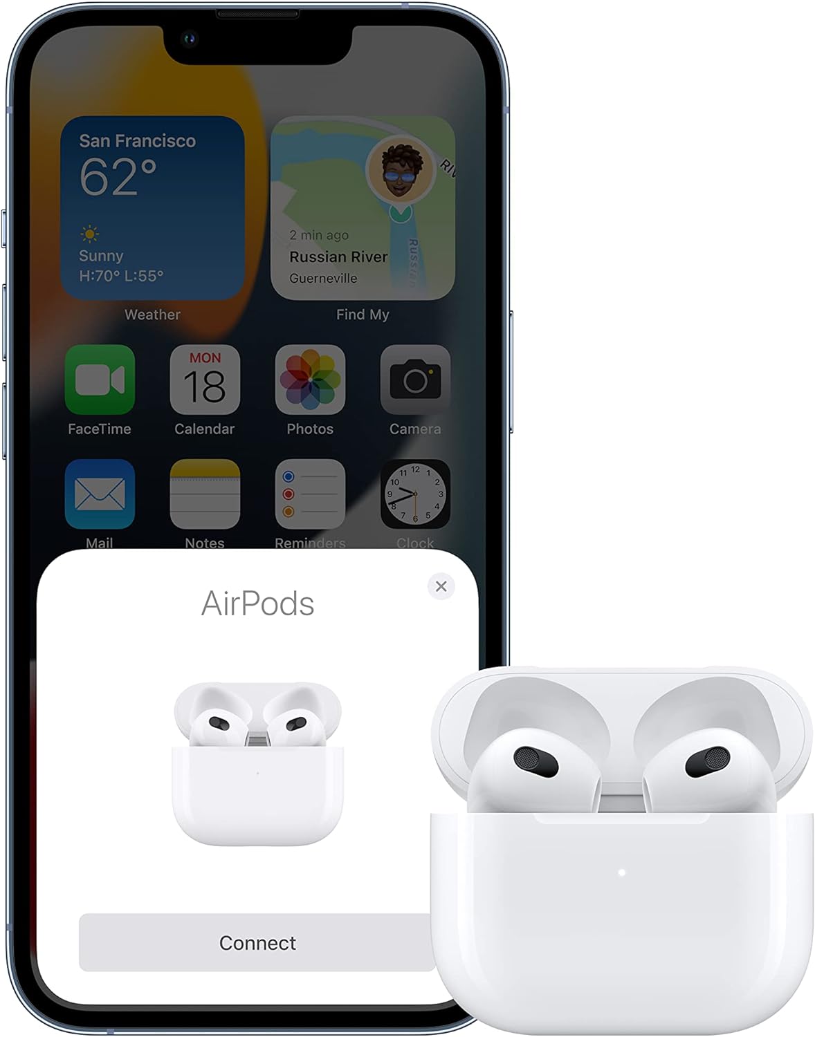 apple airpods 3rd generation wireless earbuds with magsafe charging case spatial audio sweat and water resistant up to 3 1