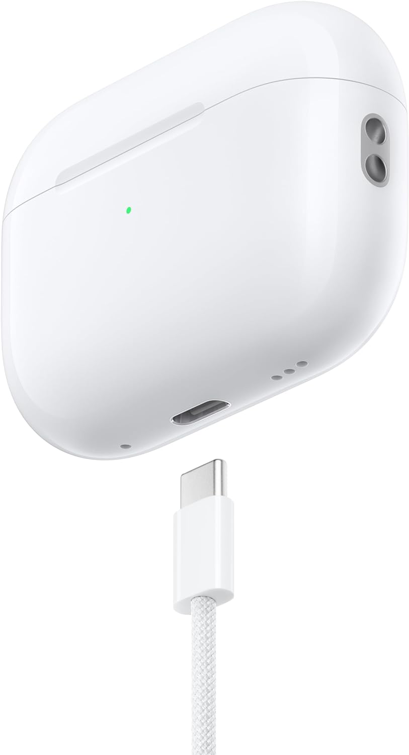 Apple AirPods Pro (2nd Generation) with USB-C Charging Case (Renewed)