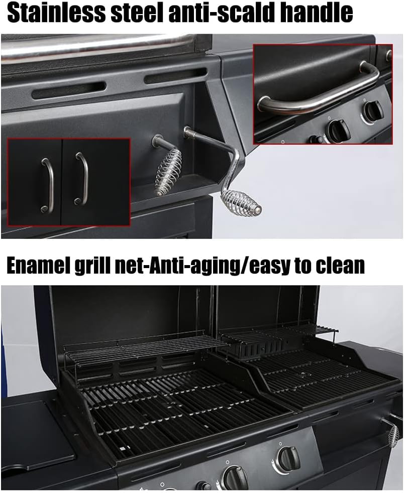 bbq grill charcoalgas grill temperature controlled oven 10 20 household folding wood stove medium 6