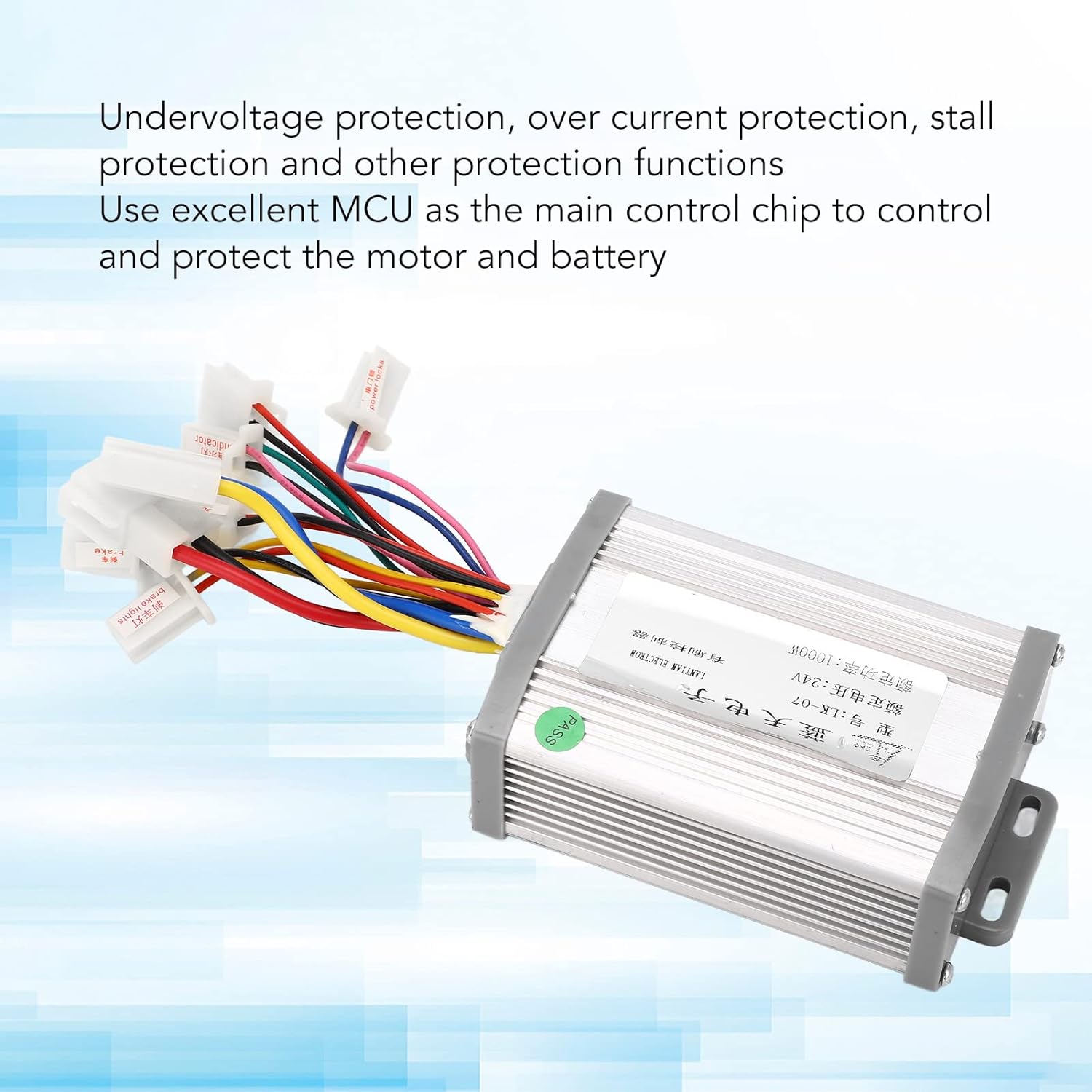 brushless motor controller 48v 60v 64v 1000w 1500w electric bike speed controller for brushed electric bike conversion e 3