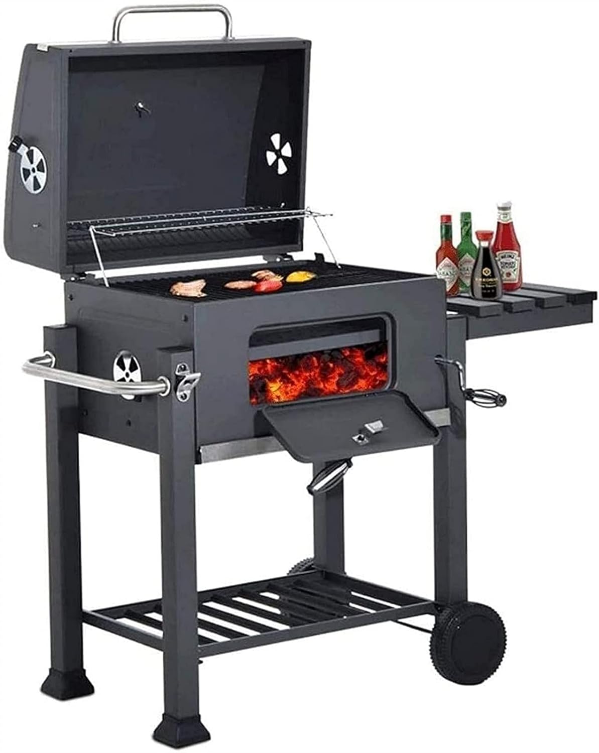 charcoal grill premium charcoal grill cast iron grill large picnics barbecue charcoal barbecue stove home barbecue grill