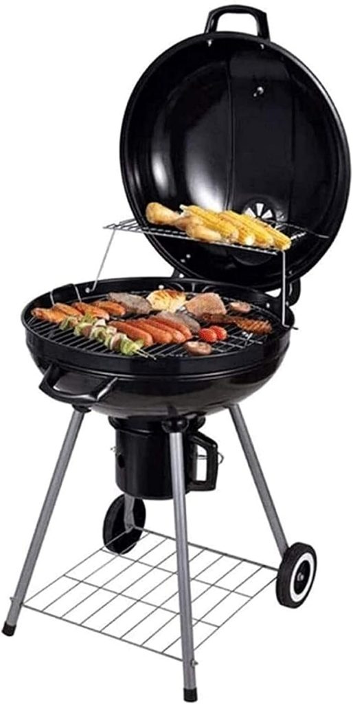 Charcoal Grill Premium Charcoal Grill Cast Iron Grill Large Picnics Patio Grill Barbecue 22 Inch Charcoal Round Outdoor Charcoal Braised Barbecue American Barbecue Grill for More