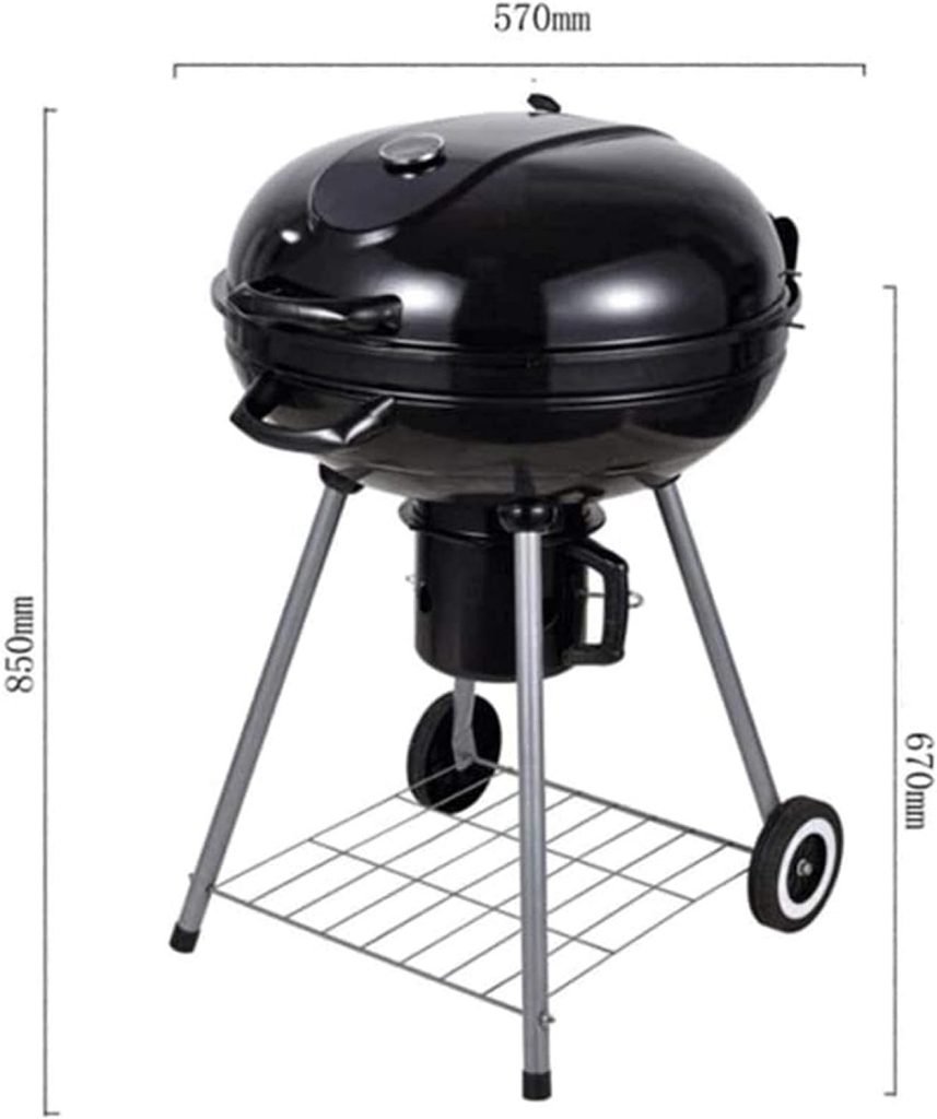 Charcoal Grill Premium Charcoal Grill Cast Iron Grill Large Picnics Patio Grill Barbecue 22 Inch Charcoal Round Outdoor Charcoal Braised Barbecue American Barbecue Grill for More