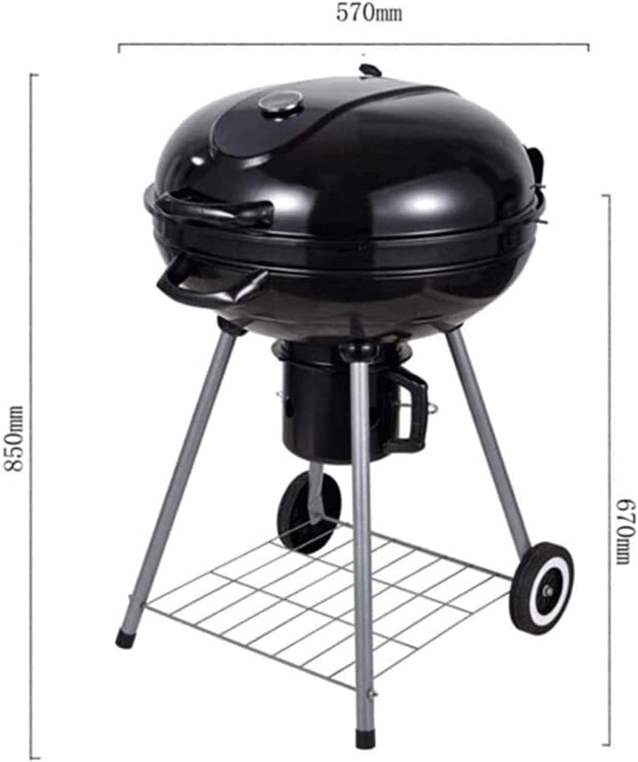 charcoal grill premium charcoal grill cast iron grill large picnics patio grill barbecue 22 inch charcoal round outdoor 1 4