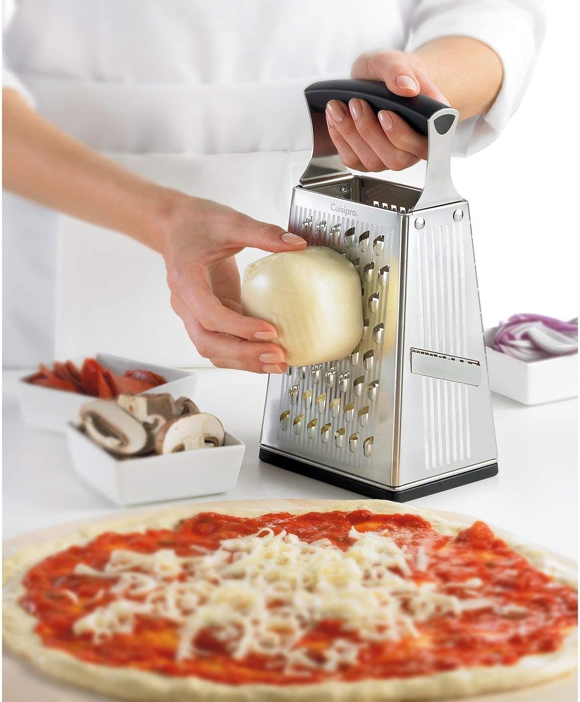 cuisipro 4 sided box grater regular stainless steel 3