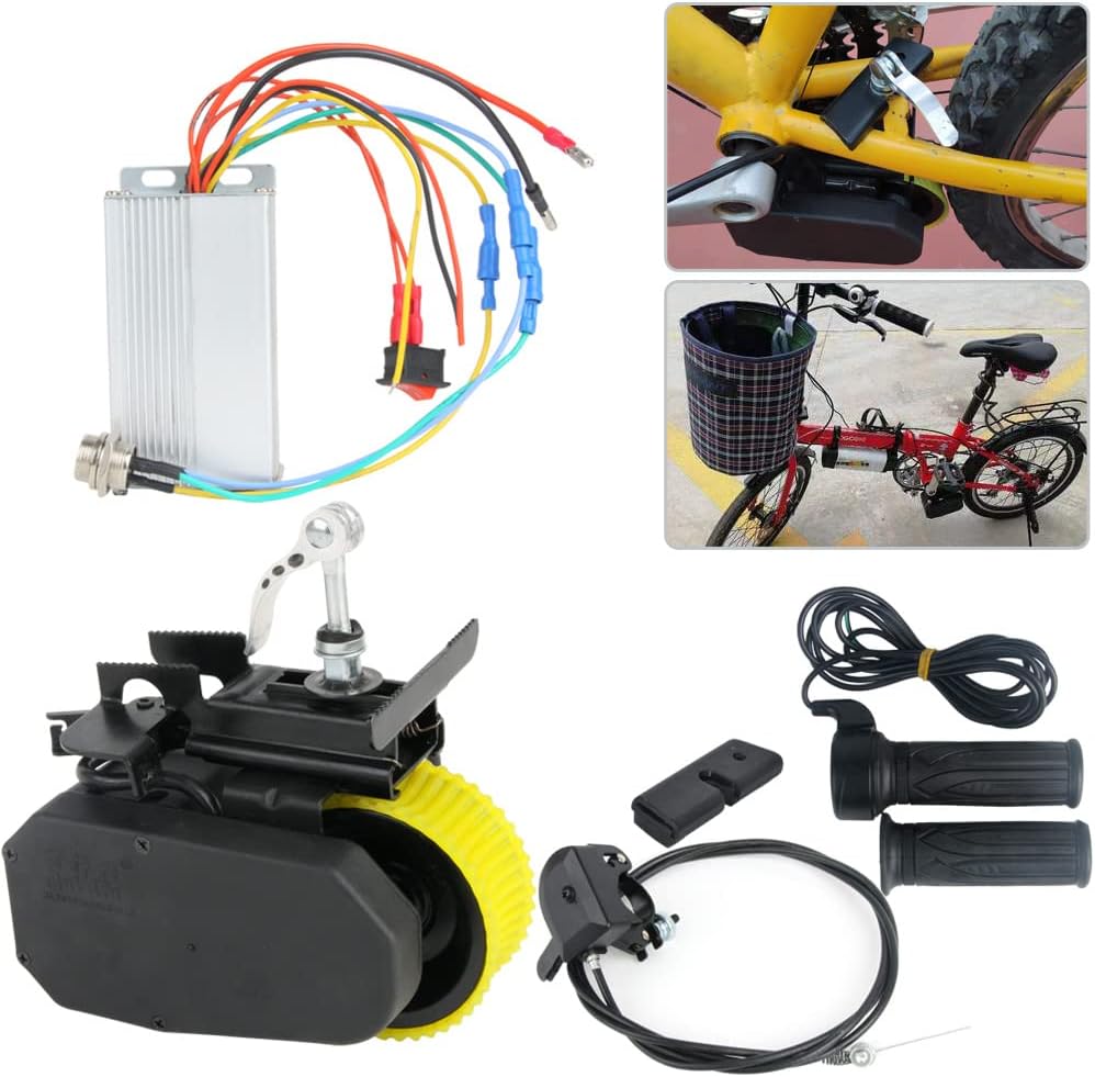 DIY Electric Bike Conversion kit 250W Electric Bike Brushless Motor and Controller for E-Bike Bicycle Booster 48V Electric Bike kit 36v Bike Motor kit Mountain Bike Modification Parts