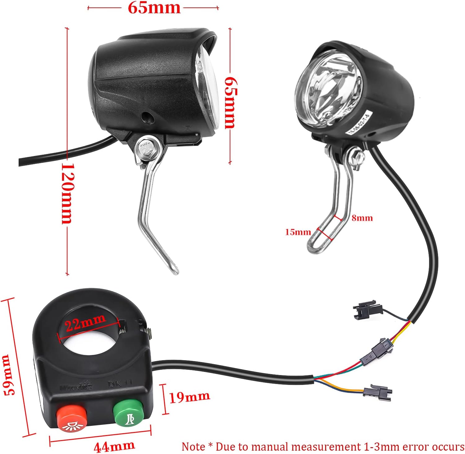 Electric Bike Conversion Kit Front Wheel Motor 350W E Bike Kit 36V Hub Motor 20 Bicycle BLDC Controller with LCD Display Controller PAS Brake Lever for 20 * 1.95 Tire