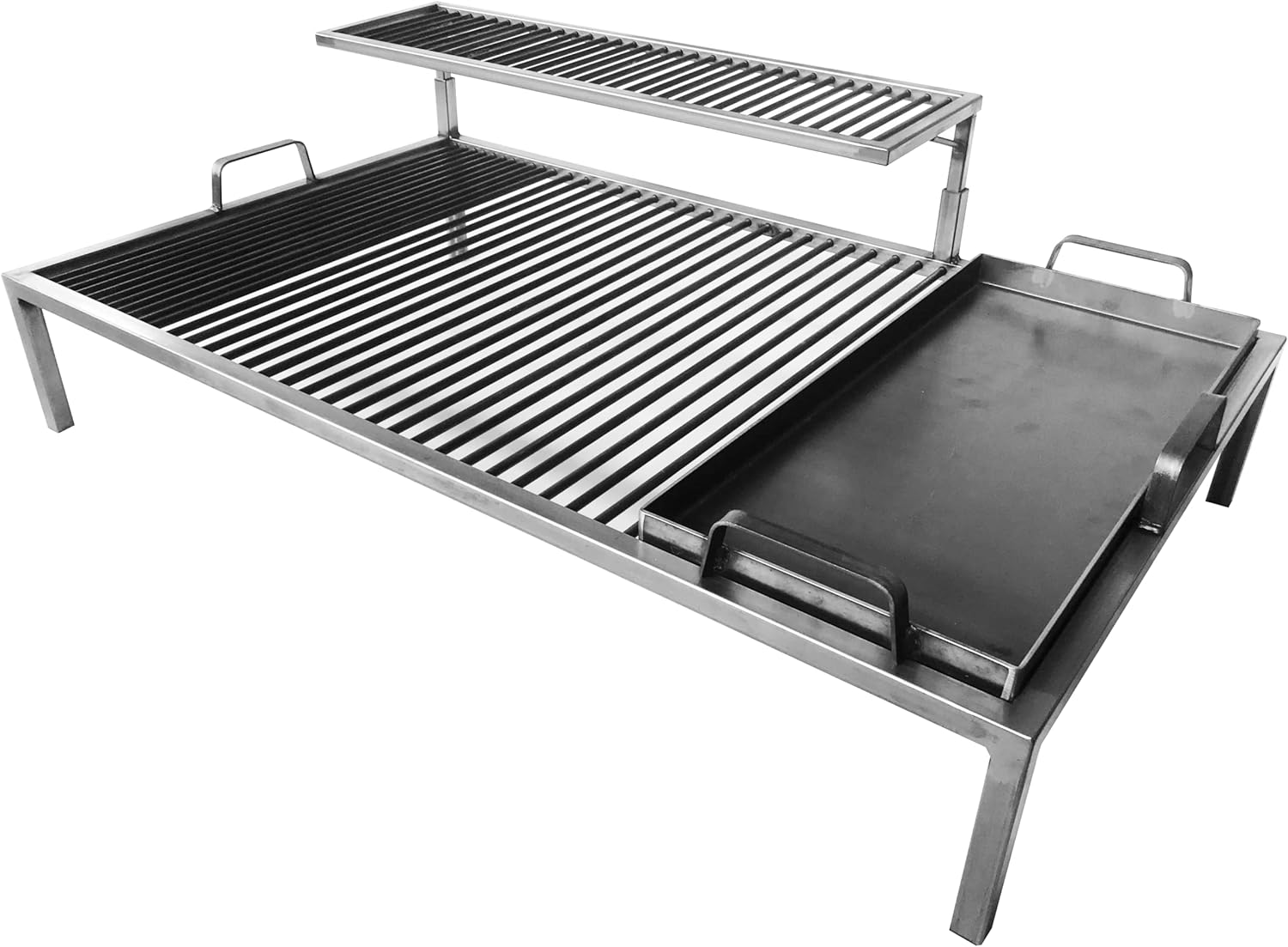 luxury argentine grill with removable iron modules iron argentina grill bbq parrilla asado 40 x 24 in