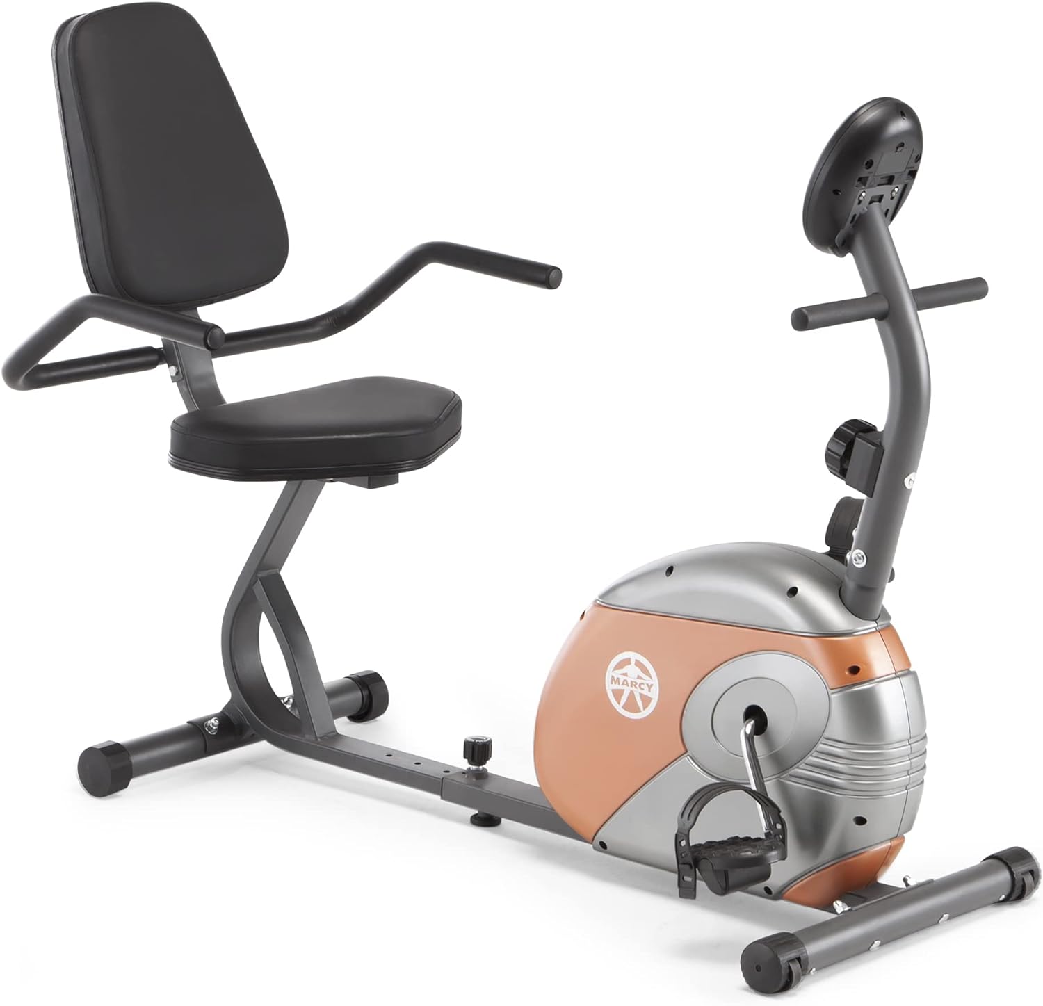 Marcy Recumbent Exercise Bike with Resistance ME-709