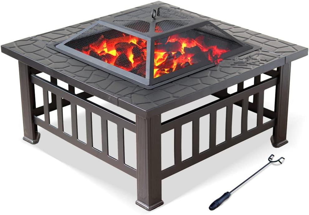 myamia square charcoal grill outdoor bbq table charcoal grill barbecue grill oven d