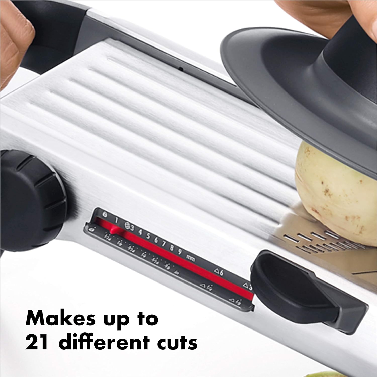 OXO Good Grips Chefs Mandoline Slicer 2.0, Black  Steel