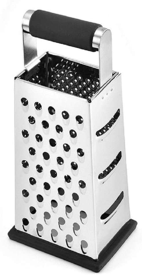 Vertical Stainless Steel Grating Four-sided Boxed Grater For Cucumbers, Carrots And Cheese, Grater, Melon, Planing, Potato, Planer, Non-slip Handle，Peeler