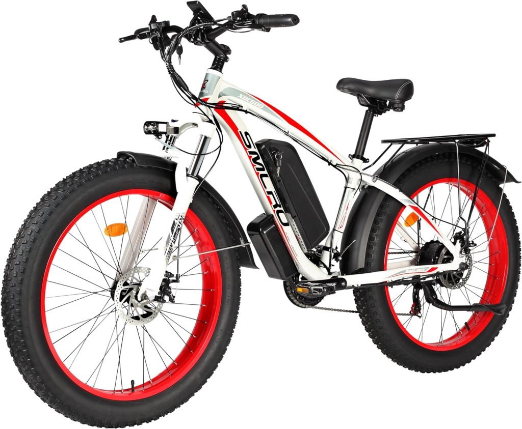 YinZhiBoo Electric Bike E-Bike Fat Tire Electric Bicycle 26 4.0 Adults Ebike 1000W Removable 48V/17.5 AH Battery 21-Speed Shifting for Trail Riding/Excursion/Commute UL and GCC Certified