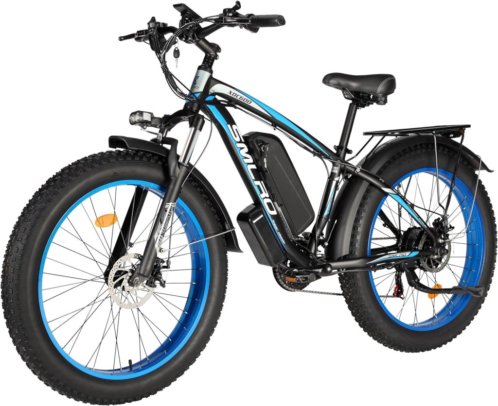 YinZhiBoo Electric Bike E-Bike Fat Tire Electric Bicycle 26 4.0 Adults Ebike 1000W Removable 48V/17.5 AH Battery 21-Speed Shifting for Trail Riding/Excursion/Commute UL and GCC Certified