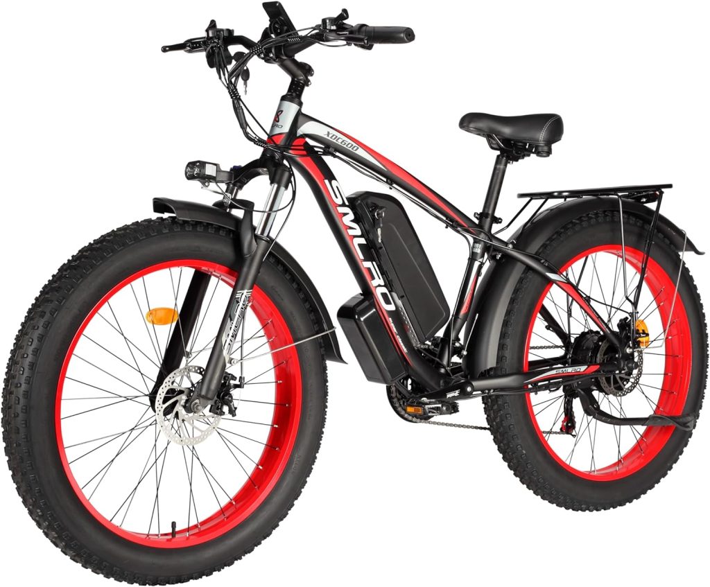 YinZhiBoo Electric Bike E-Bike Fat Tire Electric Bicycle 26 4.0 Adults Ebike 1000W Removable 48V/17.5 AH Battery 21-Speed Shifting for Trail Riding/Excursion/Commute UL and GCC Certified