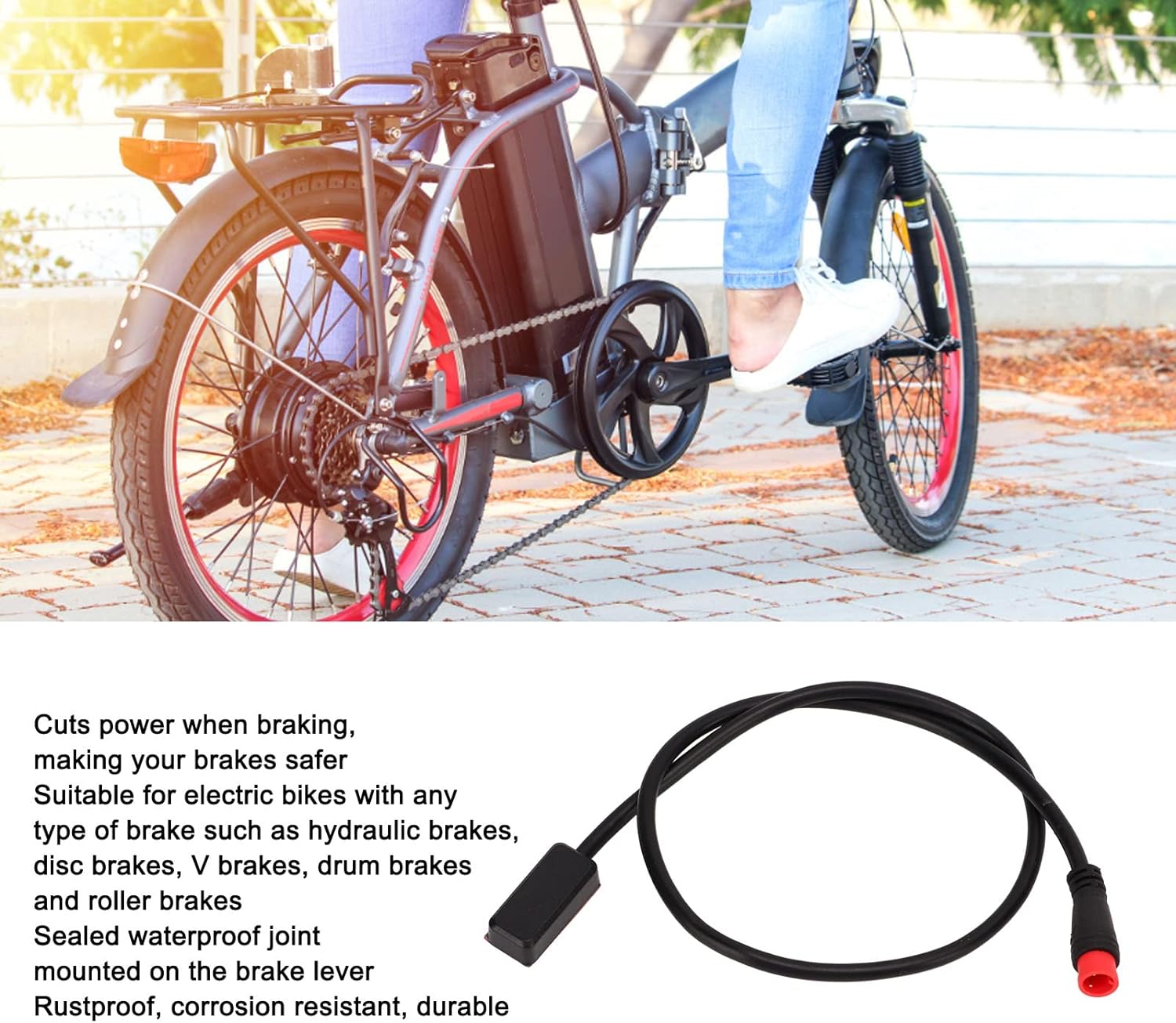 ZLXHDL Ebike Brake Sensors Compatible with Hydraulic Mechanical Brakes of Electric Bike Electric Bicycle Power Cut Off Cable Ebike Conversion Kit Electronics Gadgets Accessories